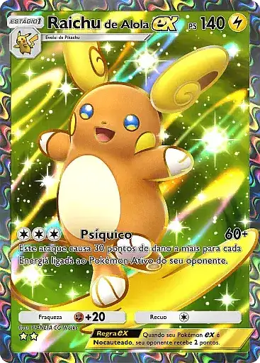 Raichu de Alola ex
