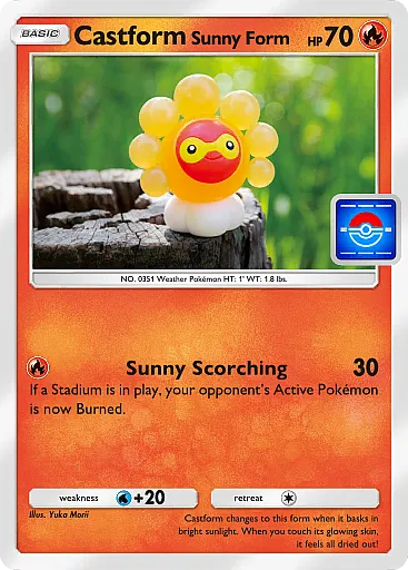 Castform Sunny Form