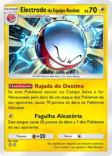 Electrode da Equipe Rocket
