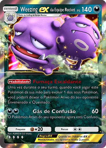 Weezing ex da Equipe Rocket