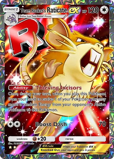 Team Rocket’s Raticate ex