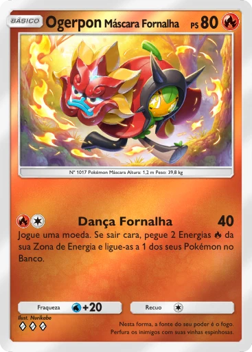 Ogerpon Máscara Fornalha
