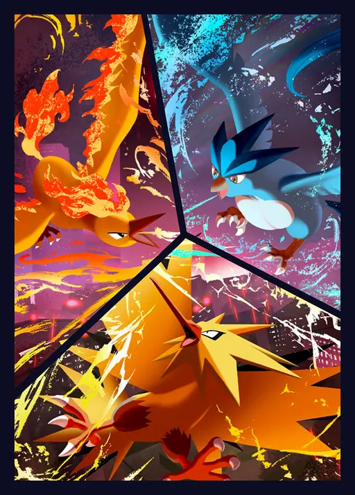 Zapdos, Articuno, and Moltres