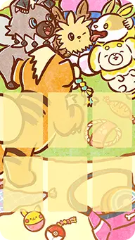 Yamper, Growlithe, Lillipup, Rockruff, and Fidough